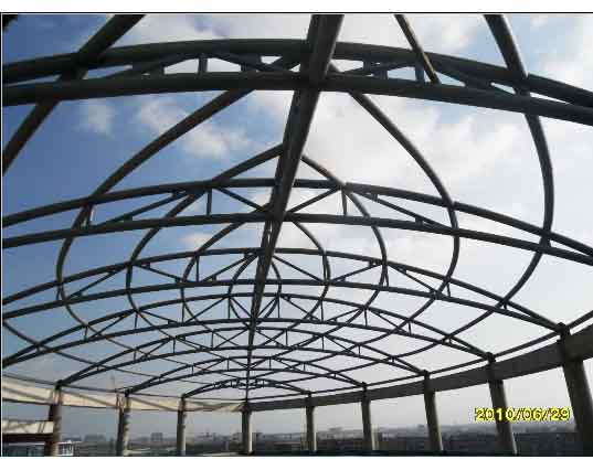海伦中煤朔州宾馆管桁架工程
